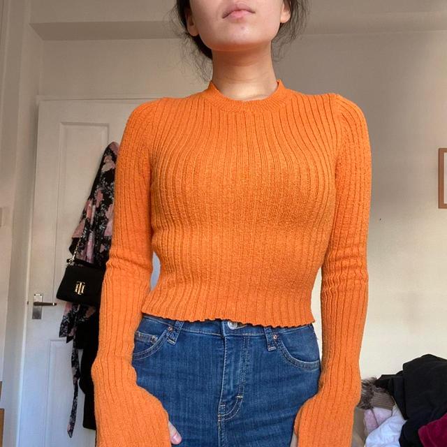 Zara Women's Jumper - Orange - 8 on Productcaster.