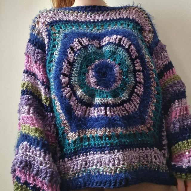 Women's Jumper - Blue/Multi - 12 on Productcaster.