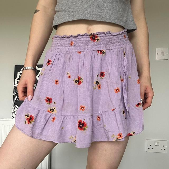 Urban Outfitters Women's Mini Skirt - Purple - S on Productcaster.