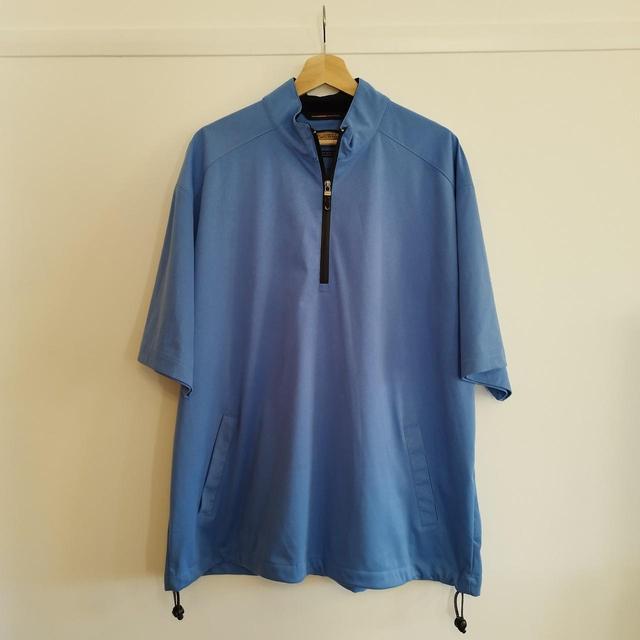 Greg Norman Collection Men's Windbreaker Jacket - Blue - L on Productcaster.