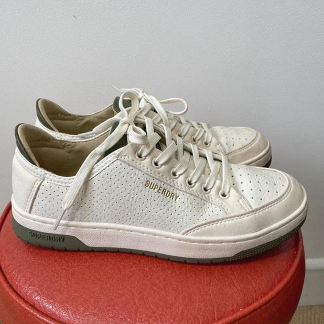 Superdry Women's Trainers - Khaki - UK 5 on Productcaster.