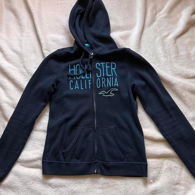 Hollister Co. Women's Hoodie - Navy/Blue - M on Productcaster.