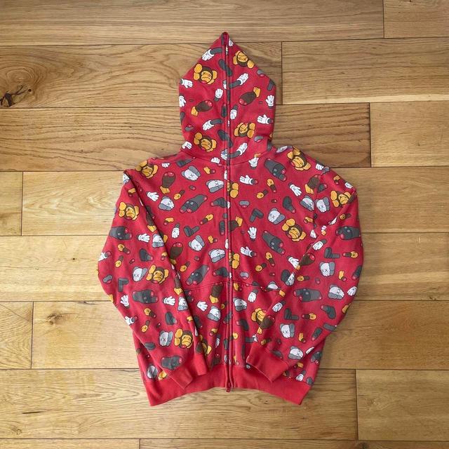 BAPE Men's Hoodie - Multi/Red - M on Productcaster.