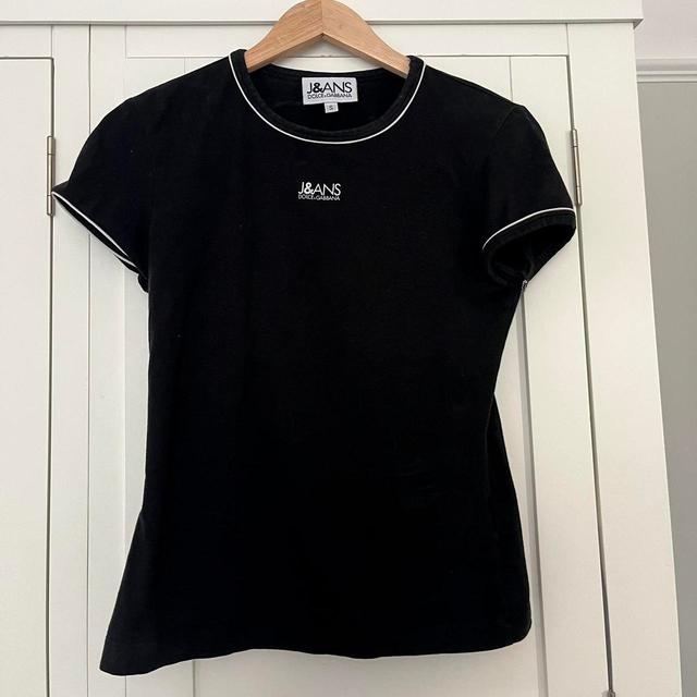 Dolce & Gabbana Women's T-shirt - Black - S on Productcaster.