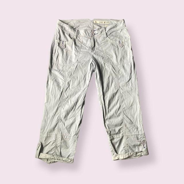 DKNY Women's Low rise Cargo Trousers - Grey - L on Productcaster.