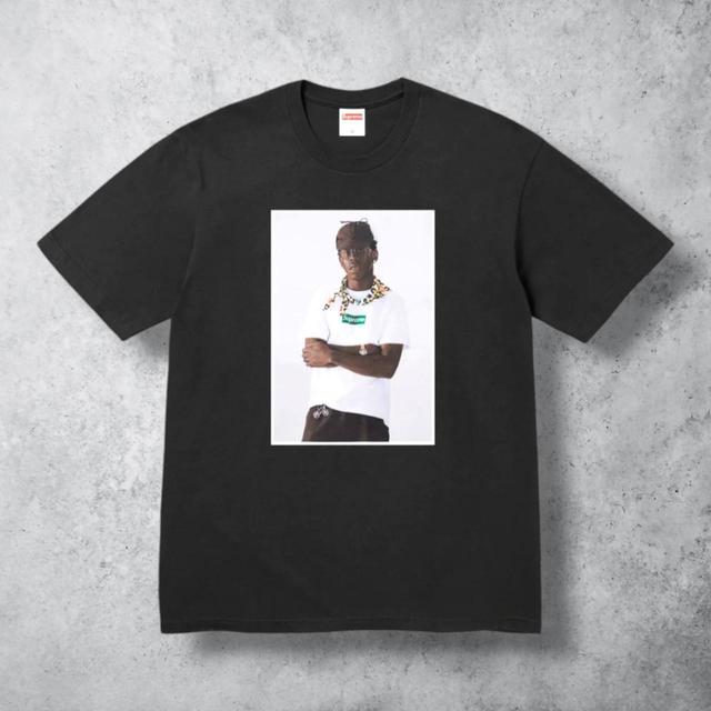 Supreme Men's T-shirt - Black/White - M on Productcaster.