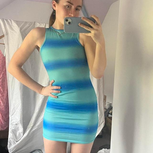 I Saw It First Women's Bodycon Dress - Blue - 4 on Productcaster.