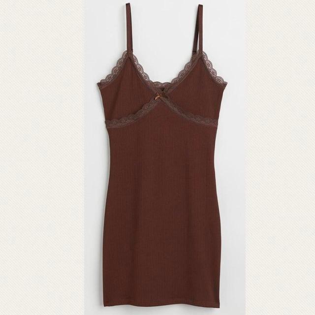 H&M Women's Bodycon Dress - Brown - XS on Productcaster.