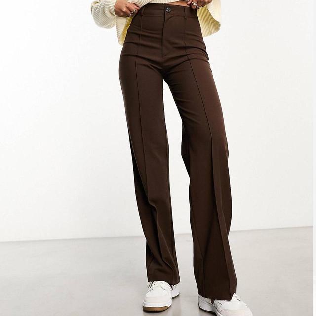 Pull&Bear Women's Trousers - Brown - UK 8 on Productcaster.