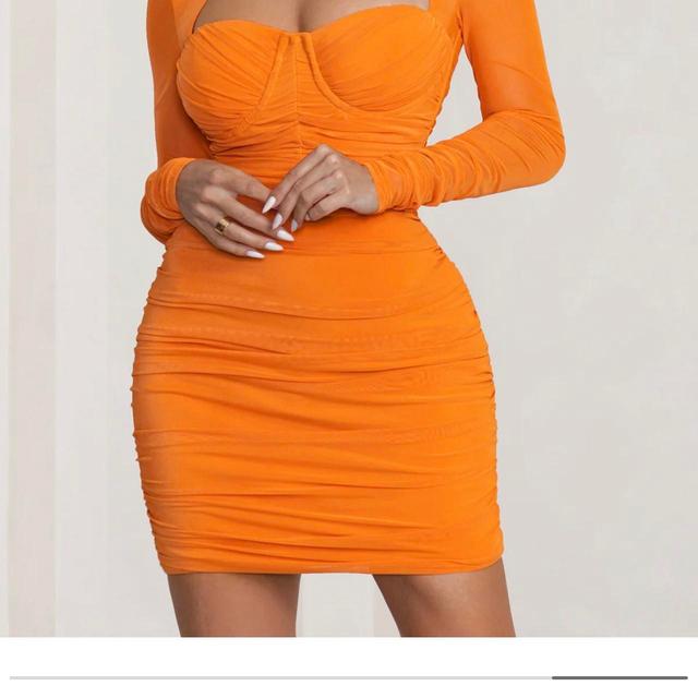 Club L Women's Bodycon Dress - Orange - 6 on Productcaster.