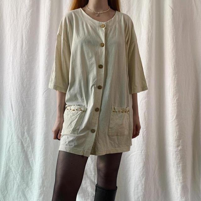 Vintage Women's Shirt - Cream - L on Productcaster.