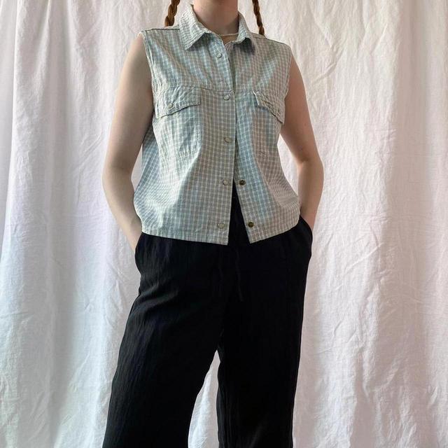 Vintage Women's Shirt - Blue - M on Productcaster.