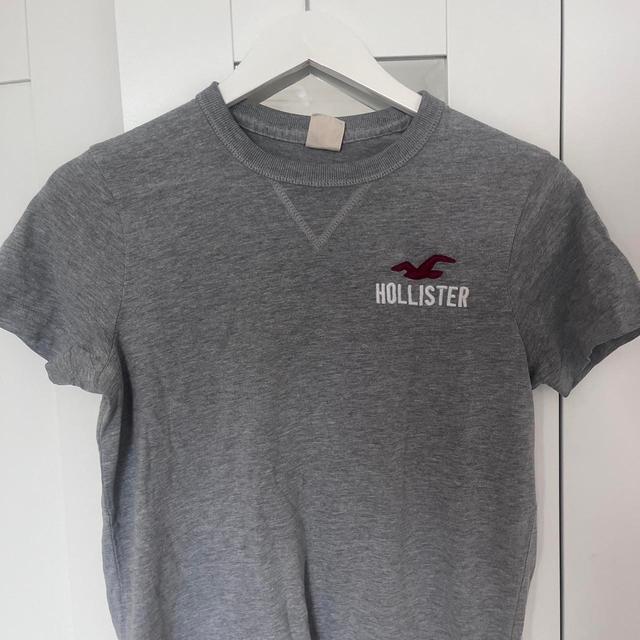 Hollister Co. Men's T-shirt - Grey - S on Productcaster.