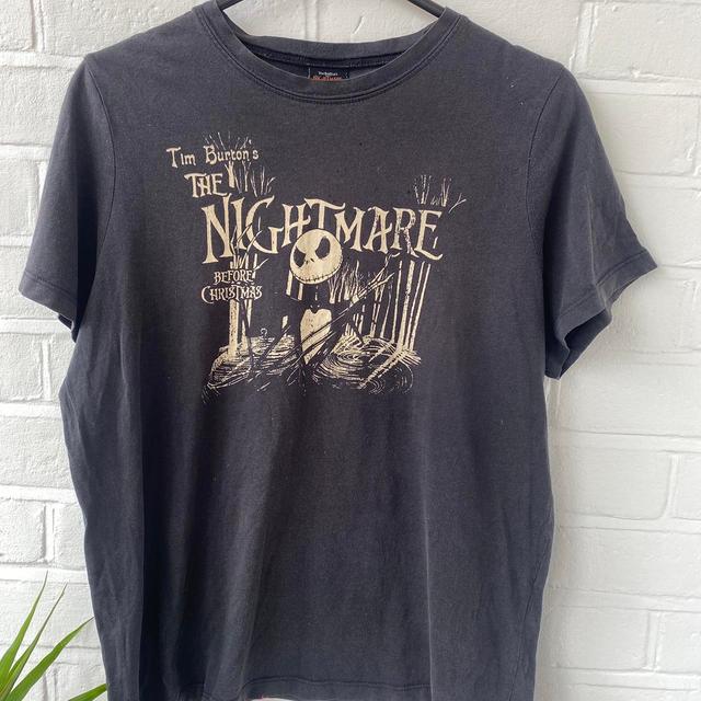 Disney Men's T-shirt - Black/Grey - S on Productcaster.