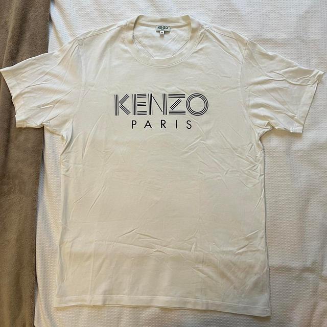 Kenzo Men's T-shirt - Cream - M on Productcaster.