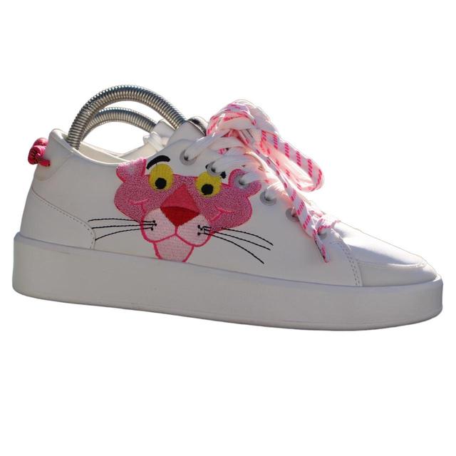 Desigual Women's Trainers - White/Pink - UK 6.5 on Productcaster.