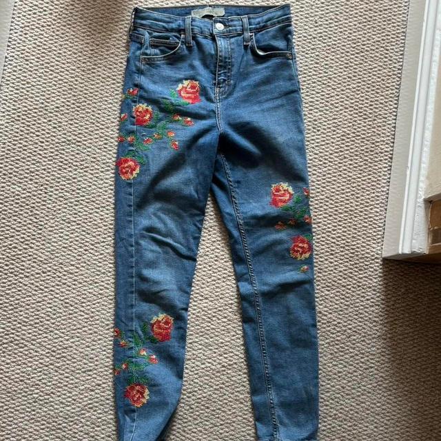 Topshop Women's Jeans - Multi - UK 8 on Productcaster.