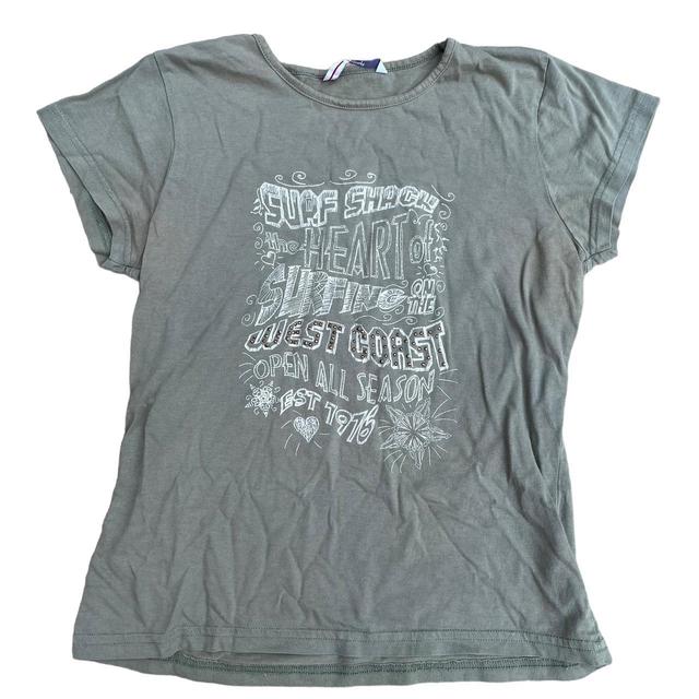 Vintage Women's T-shirt - Silver - S on Productcaster.