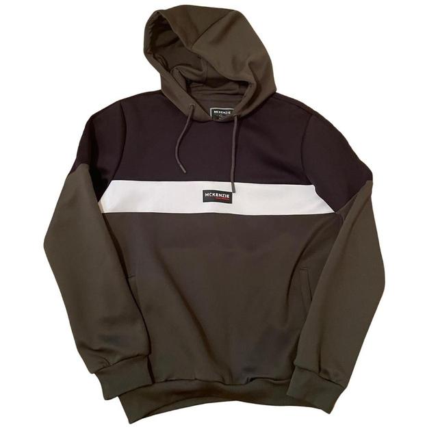 McKenzie Men's Hoodie - Khaki - L on Productcaster.