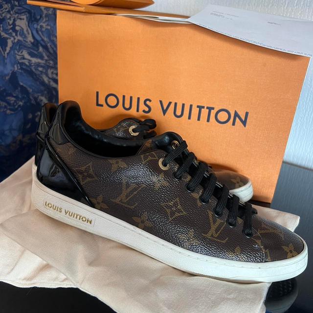 Louis Vuitton Women's Trainers - Brown/Black - UK 5.5 on Productcaster.