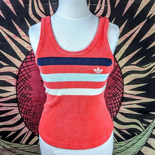 Adidas Women's Vest - White/Pink - S on Productcaster.