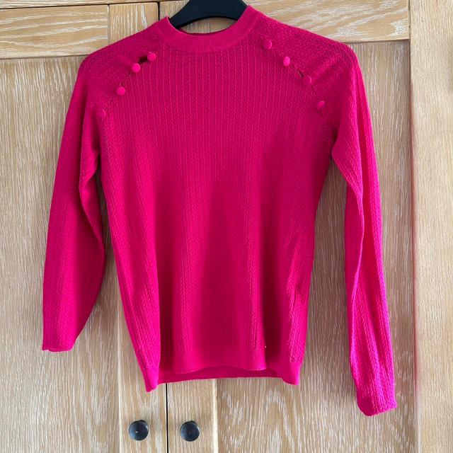 Guess Women's Jumper - Pink - 6 on Productcaster.