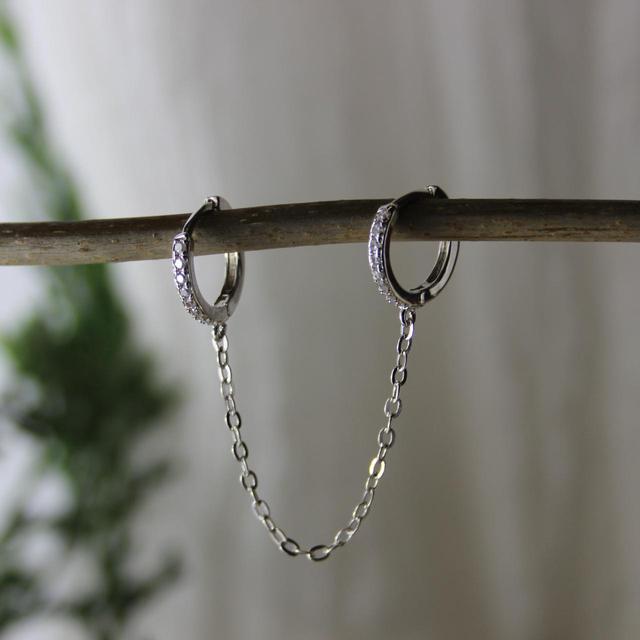 Handmade Women's Earrings - White on Productcaster.