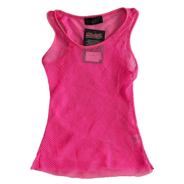 Criminal Damage Women's Crop top - Pink - S on Productcaster.