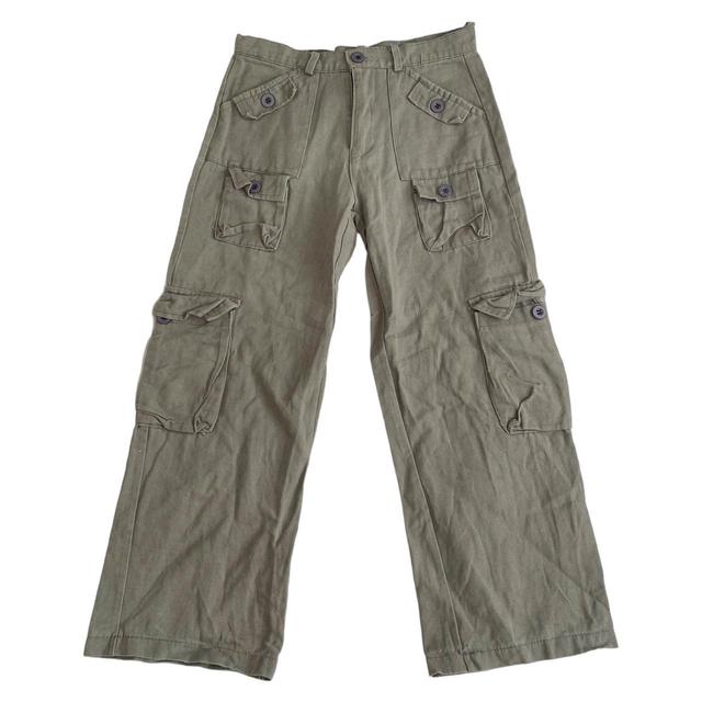 Women's Trousers - Khaki/Green - UK 4 on Productcaster.