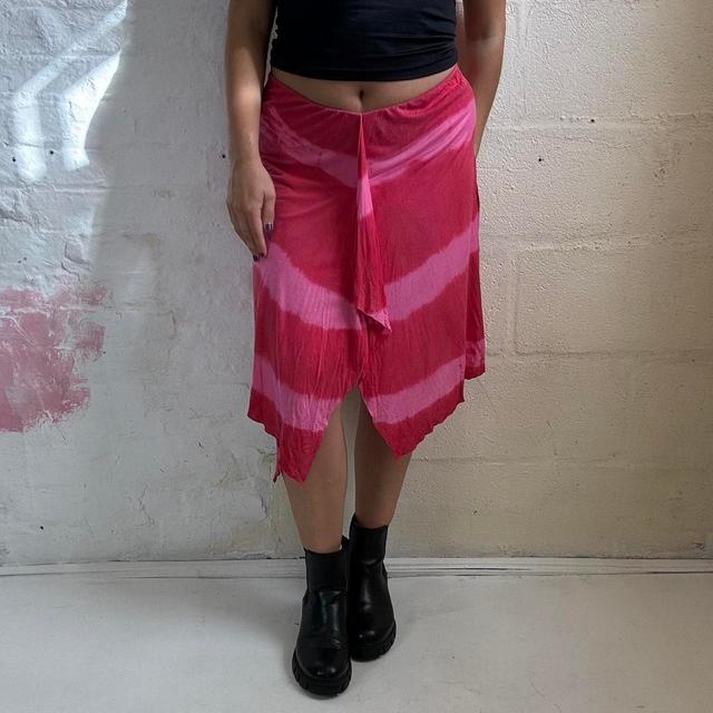 Next Women's Midi Skirt - Pink/Red - UK 12 on Productcaster.