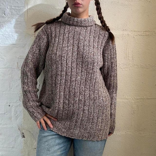 St Michael Women's Jumper - Brown/Tan - 14 on Productcaster.