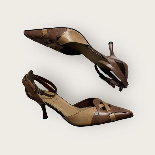 Vintage Women's Courts - Brown/Tan - UK 6 on Productcaster.