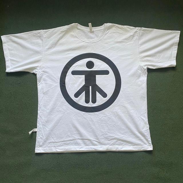 Men's T-shirt - White/Black - XL on Productcaster.