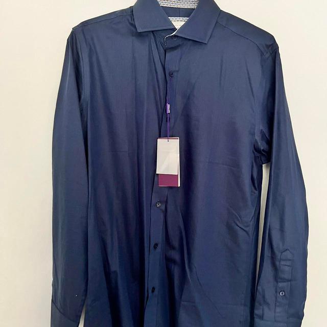 Gianni Feraud Men's Shirt - Navy - M on Productcaster.