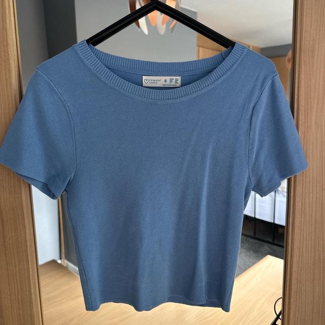 Primark Women's Crop top - Blue - S on Productcaster.