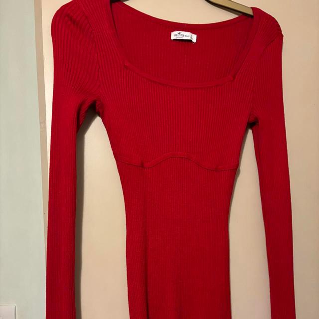 Hollister Co. Women's Bodycon Dress - Red - 6 on Productcaster.