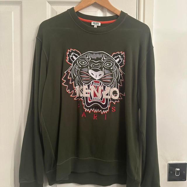 Kenzo Men's Jumper - Green - XL on Productcaster.