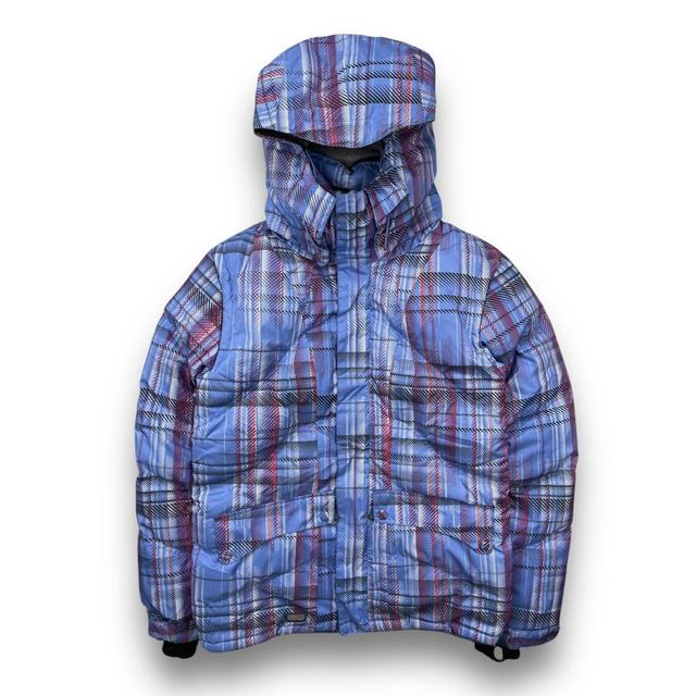 Oakley Men's Puffer Jacket - Blue/Multi - M on Productcaster.