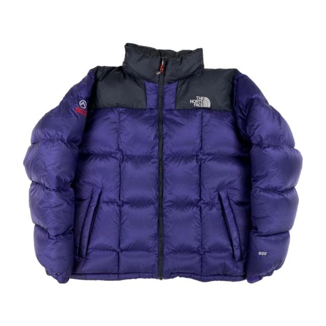 The North Face Men's Puffer Jacket - Purple/Blue - L on Productcaster.