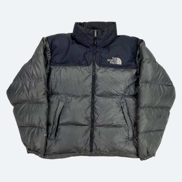 The North Face Men's Puffer Jacket - Grey/Black - M on Productcaster.