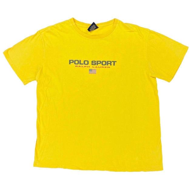 Polo Sport Men's T-shirt - Yellow - M on Productcaster.