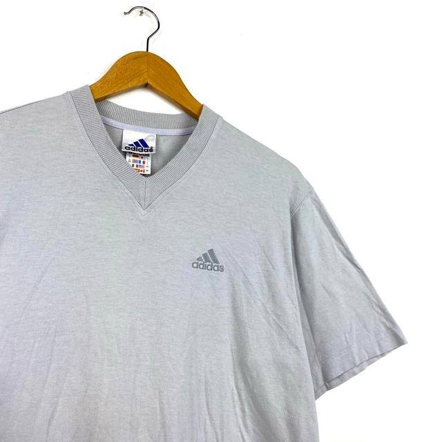 Adidas Men's T-shirt - Grey - M on Productcaster.