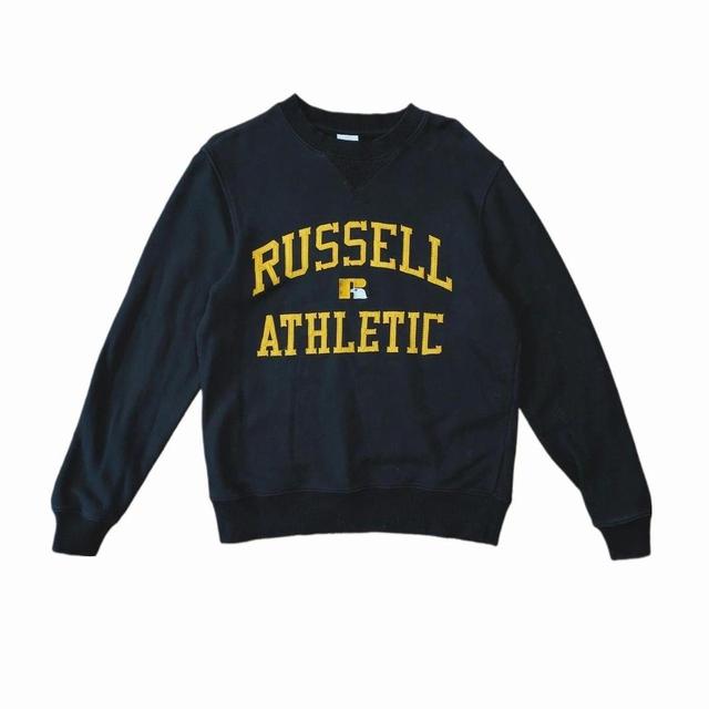 Russell Athletic Men's Sweatshirt - Black - S on Productcaster.