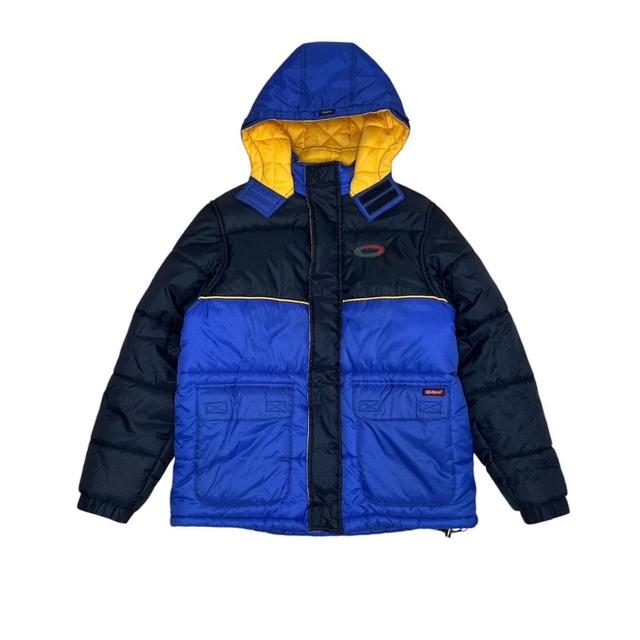 Kickers Men's Puffer - Blue/Black - S on Productcaster.