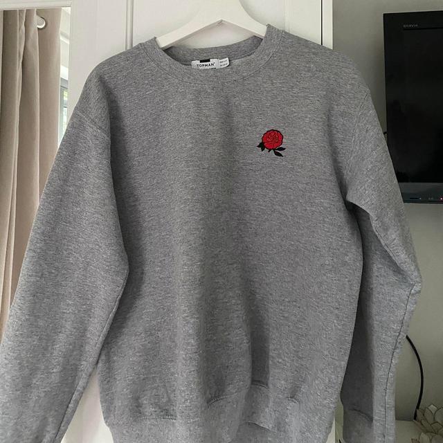 Topman Women's Sweatshirt - Grey - S on Productcaster.