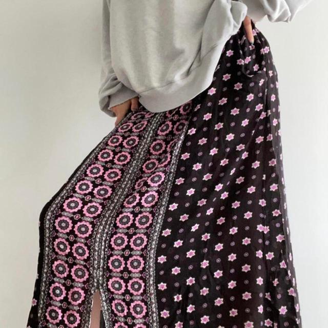 Women's Skirt - Black/Multi - One size on Productcaster.