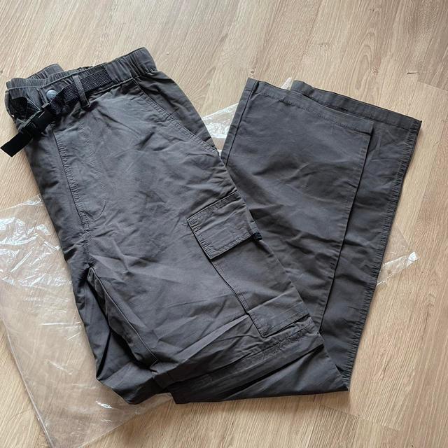 Designer Women's Cargo Trousers - Grey/Black - UK 6 on Productcaster.