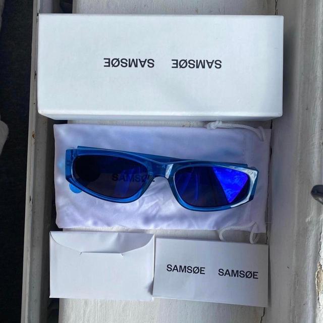 Samsøe Samsøe Women's Sunglasses - Blue on Productcaster.