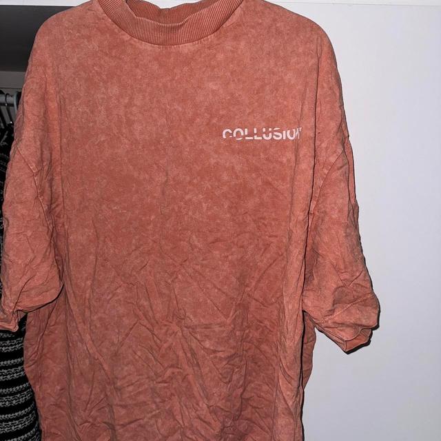 Collusion Women's T-shirt - Orange - S on Productcaster.