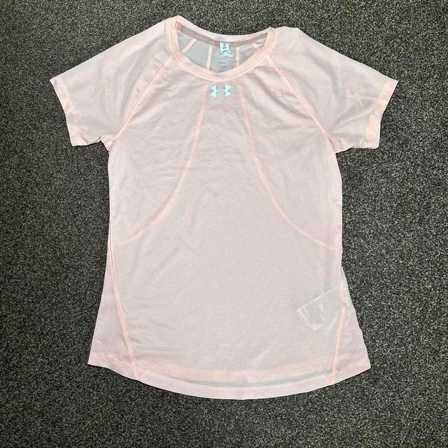 Under Armour Women's T-shirt - Pink - XS on Productcaster.